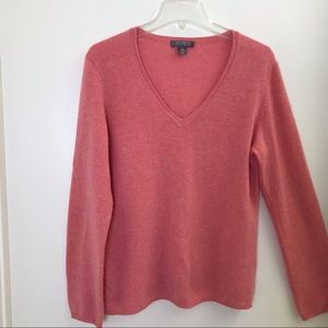 Cashmere EUC Charter Club sz L V-Neck Sweater